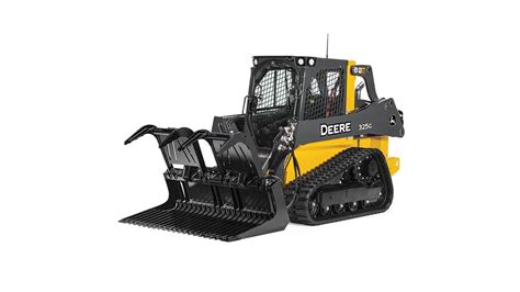 mini track loader grapple|mini excavator rock grapple.